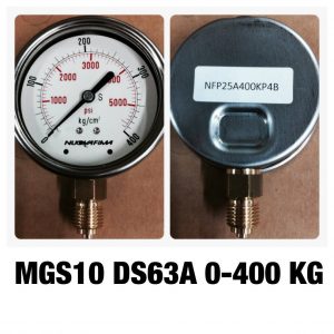 เกจทองเหลือง 2.5 ออกล่าง MGS10 DS63A 0-400 KG