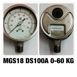 เกจ 4 สแตนเลส ออกล่าง MGS18 DS100A 0-60KG