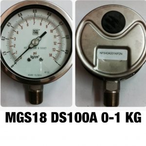 เกจ 4 สแตนเลส ออกล่าง MGS18 DS100A 0-1KG