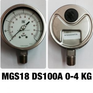 เกจ 4 สแตนเลส ออกล่าง MGS18 DS100A 0-4KG