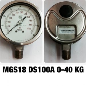 เกจ 4 สแตนเลส ออกล่าง MGS18 DS100A 0-40 KG