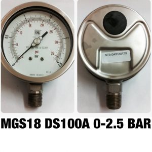 เกจ 4 สแตนเลส ออกล่าง MGS18 DS100A 0-2.5 BAR